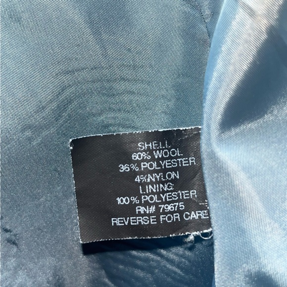 ANNE KLEIN Women's Notched-Collar Double-Breasted Peacoat, XS - Picture 5 of 5